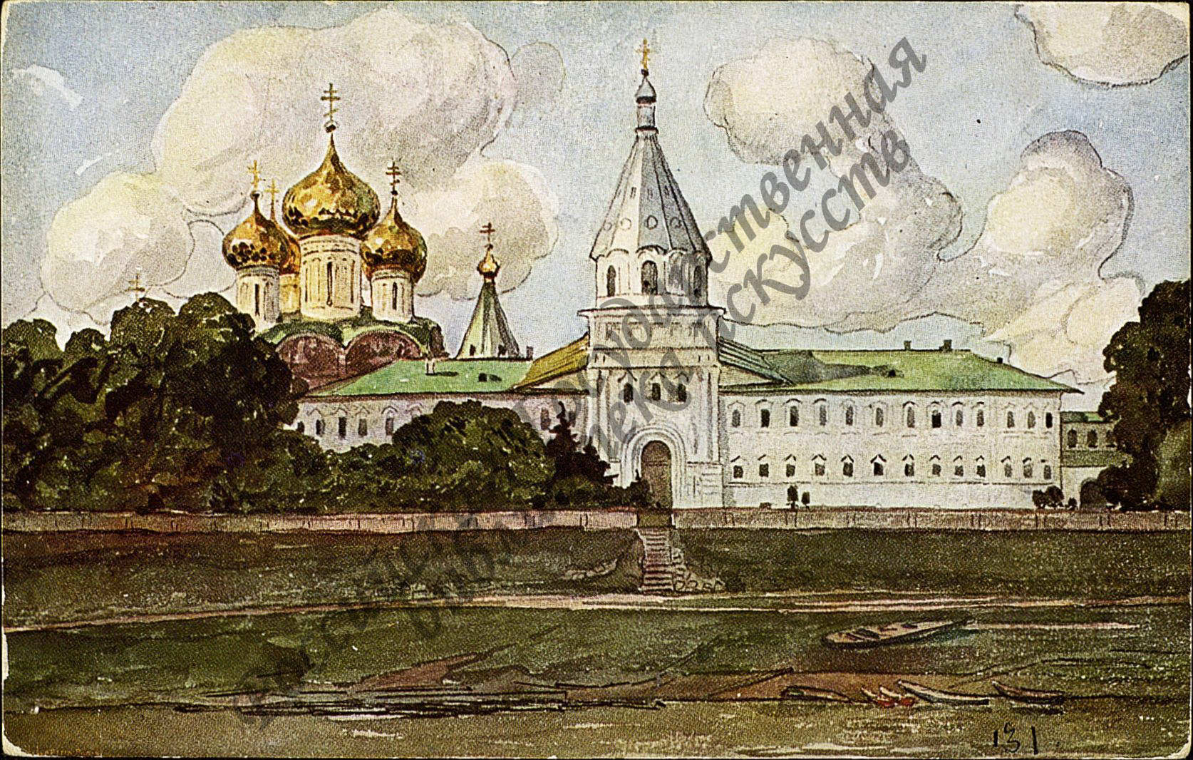 Образы России в художественных открытках