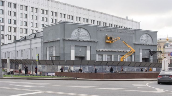 Фасад кинотеатра «Художественный» открыли после реставрации